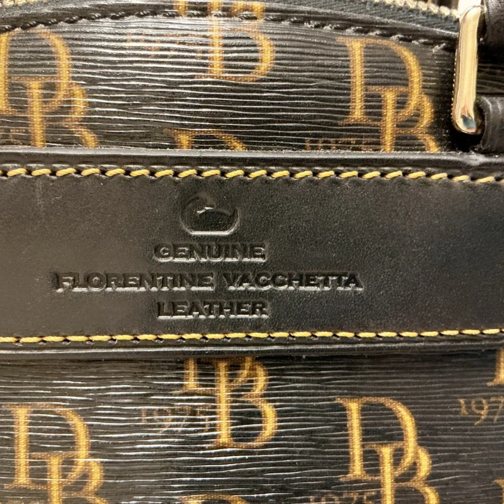 Dooney & Bourke 1975 Signature Vanessa Tote, Original COA, Dust Bag Vintage NWT - Picture 11 of 16